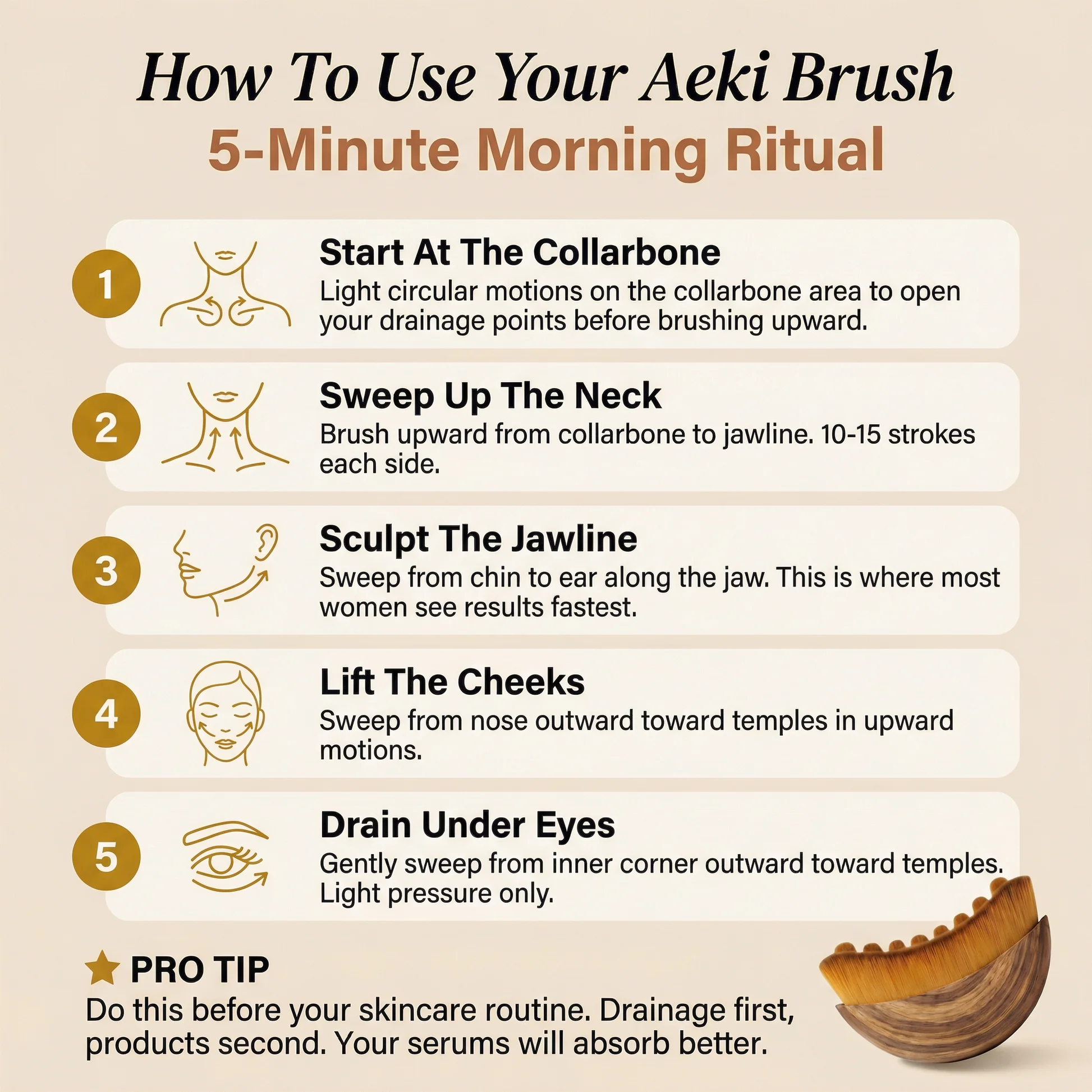 How to use the Klenta brush — 5-minute morning ritual